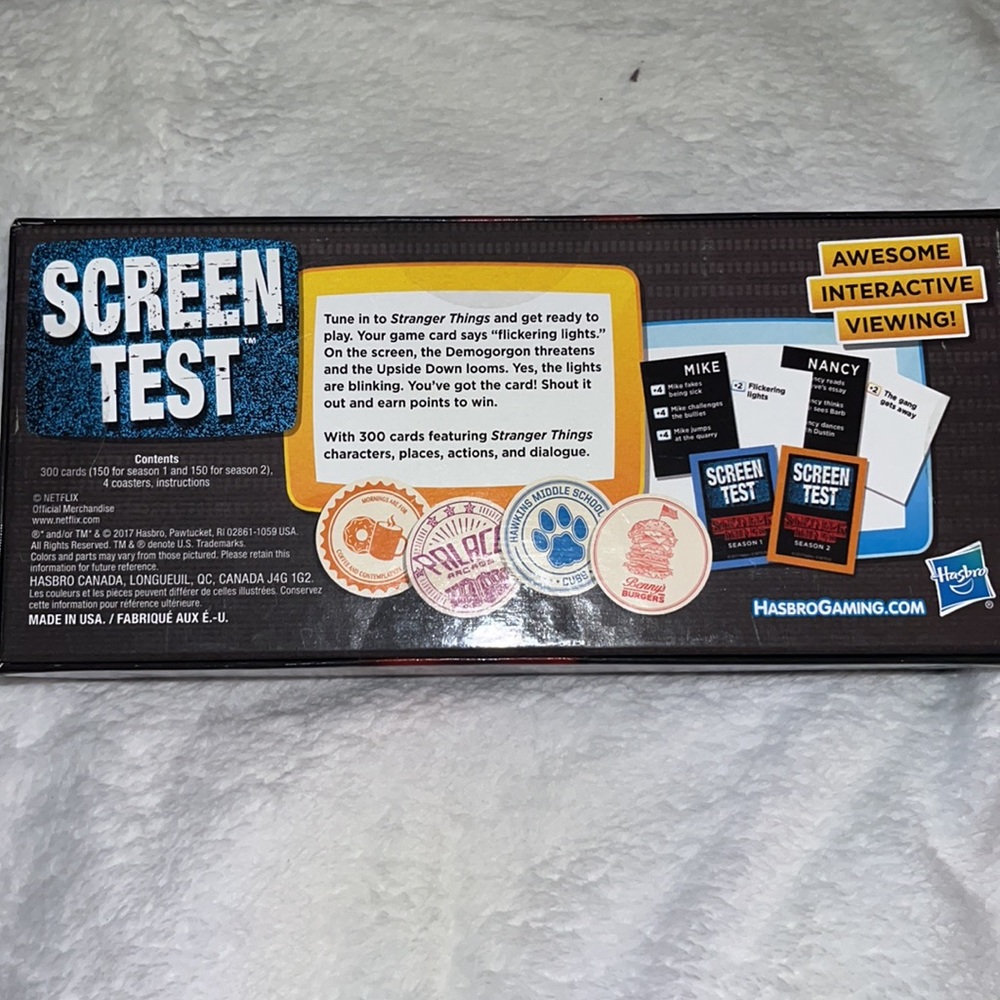 Screen Test Game-Stranger Things - Picture 2 of 3
